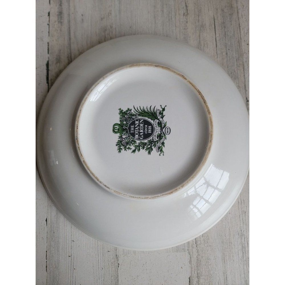 Large Botanic Gardens Blue Passion‎ Flower ceramic serving dish Portmeirion - Picture 7 of 8